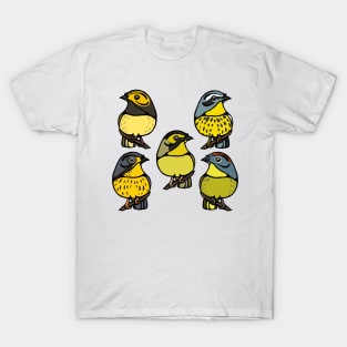 Dark Yellow Capped Warbler Graphic T-Shirt